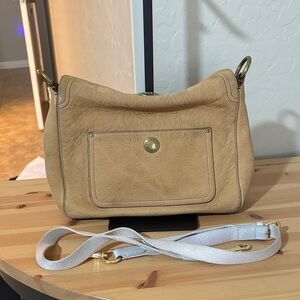 Coach Tan Leather Shoulder Bag